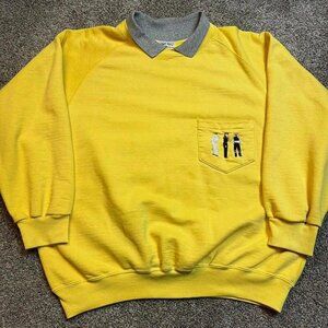 Vintage Kookai‎ heavy collared sporty sweatshirt